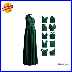Convertible Infinity Maxi Dress Formal Bridesmaid Plus Size Multi-Way